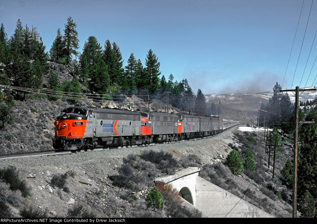 Reno Fun Train Climbing out of Truckee